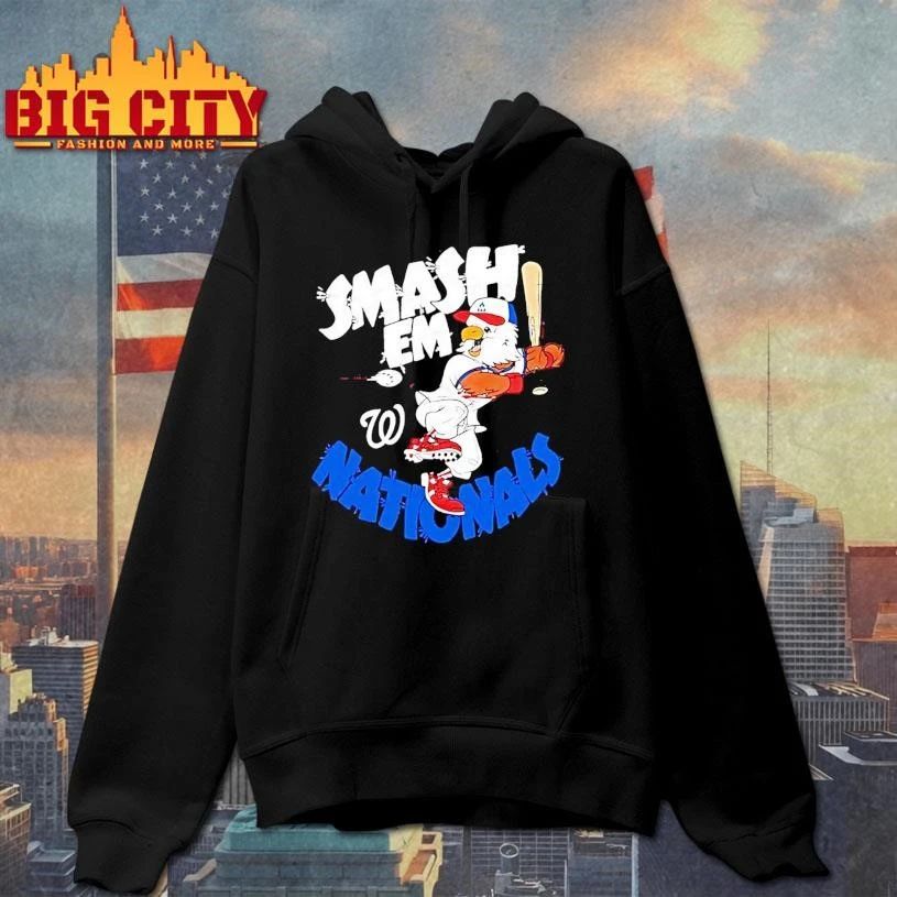 Washington Nationals Screech Smash Em Mascot Shirt