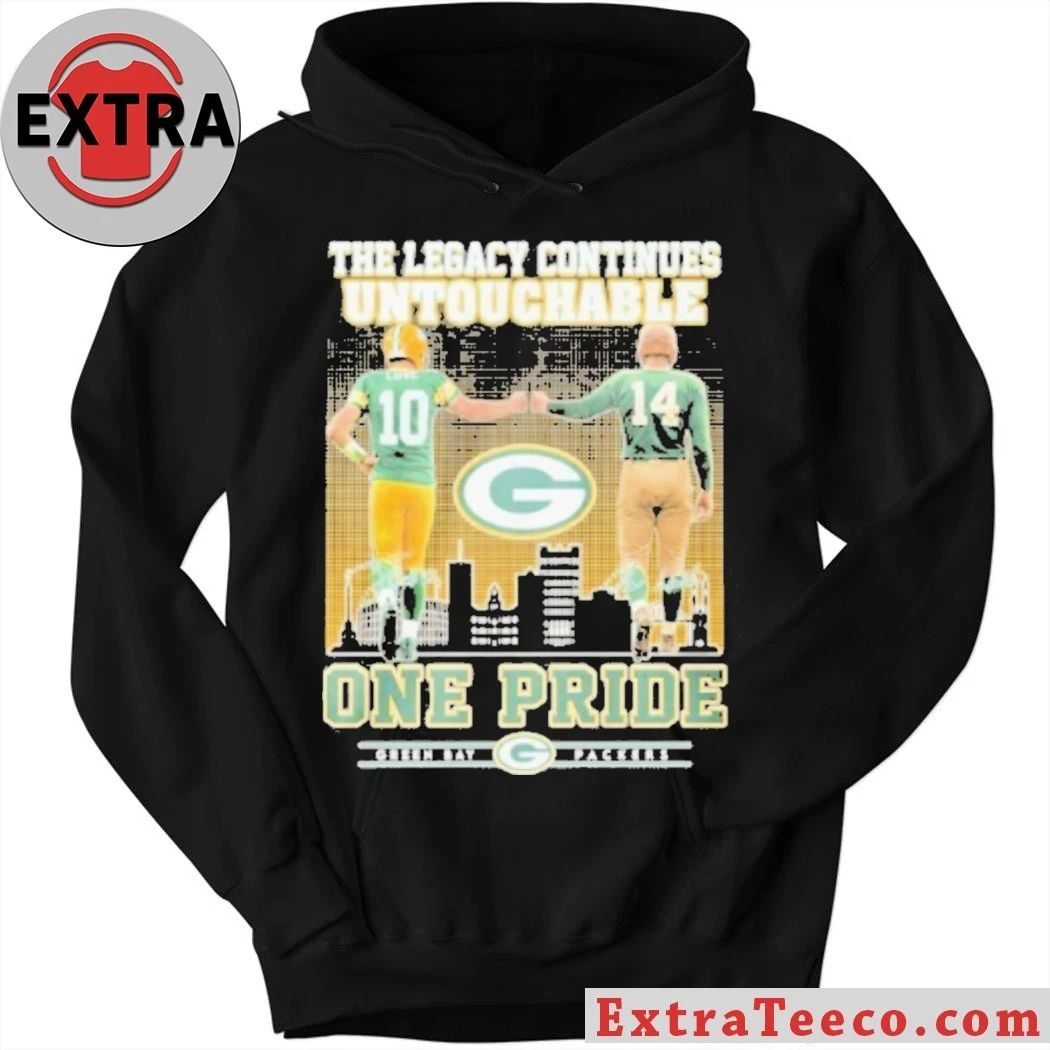 Green Bay Packers The Legacy Continues Untouchable One Pride Logo Shirt