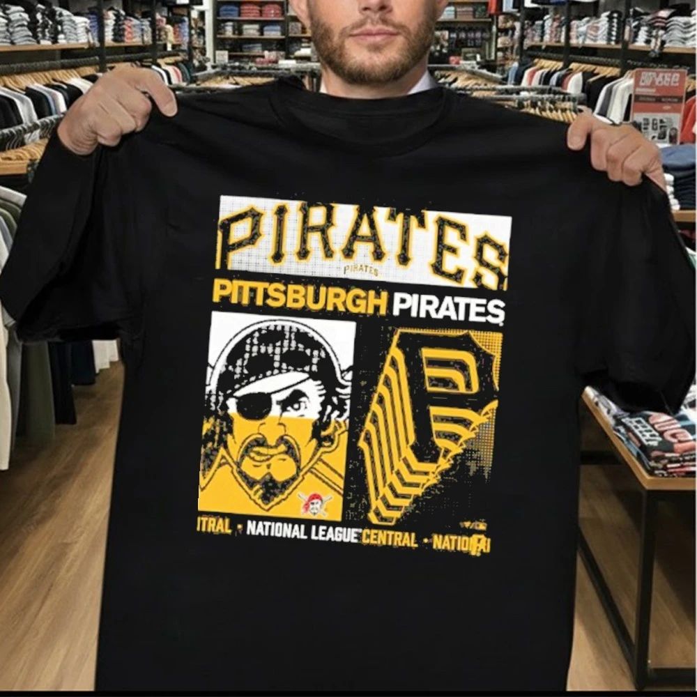 Pittsburgh Pirates Profile Big & Tall Two-Sided Graphic T-Shirt