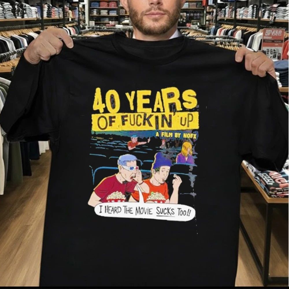 NOFX This Movie Sucks 40 Years Of Fuckin Up Shirt