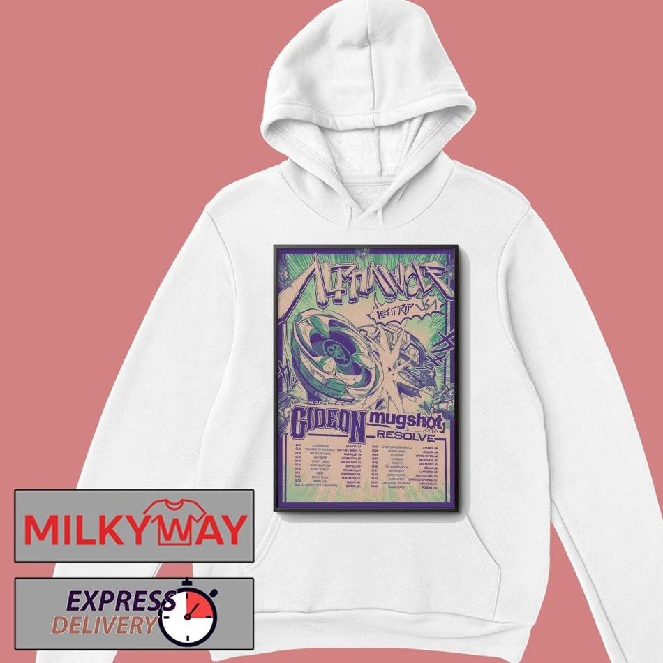 Alpha Wolf 2026 North America Tour Poster shirt