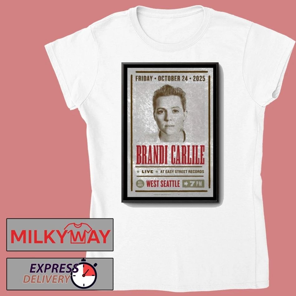 Carlile October 24 2025 West Seattle Poster shirt