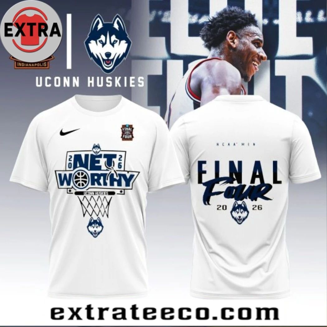 UConn Huskies 2026 Five Four Logo Two Sided Shirt- Top-Rated Gift for College Basketball Lovers