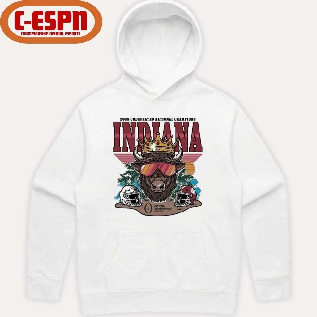 IU CFP National Champs Bison Crown Shirt