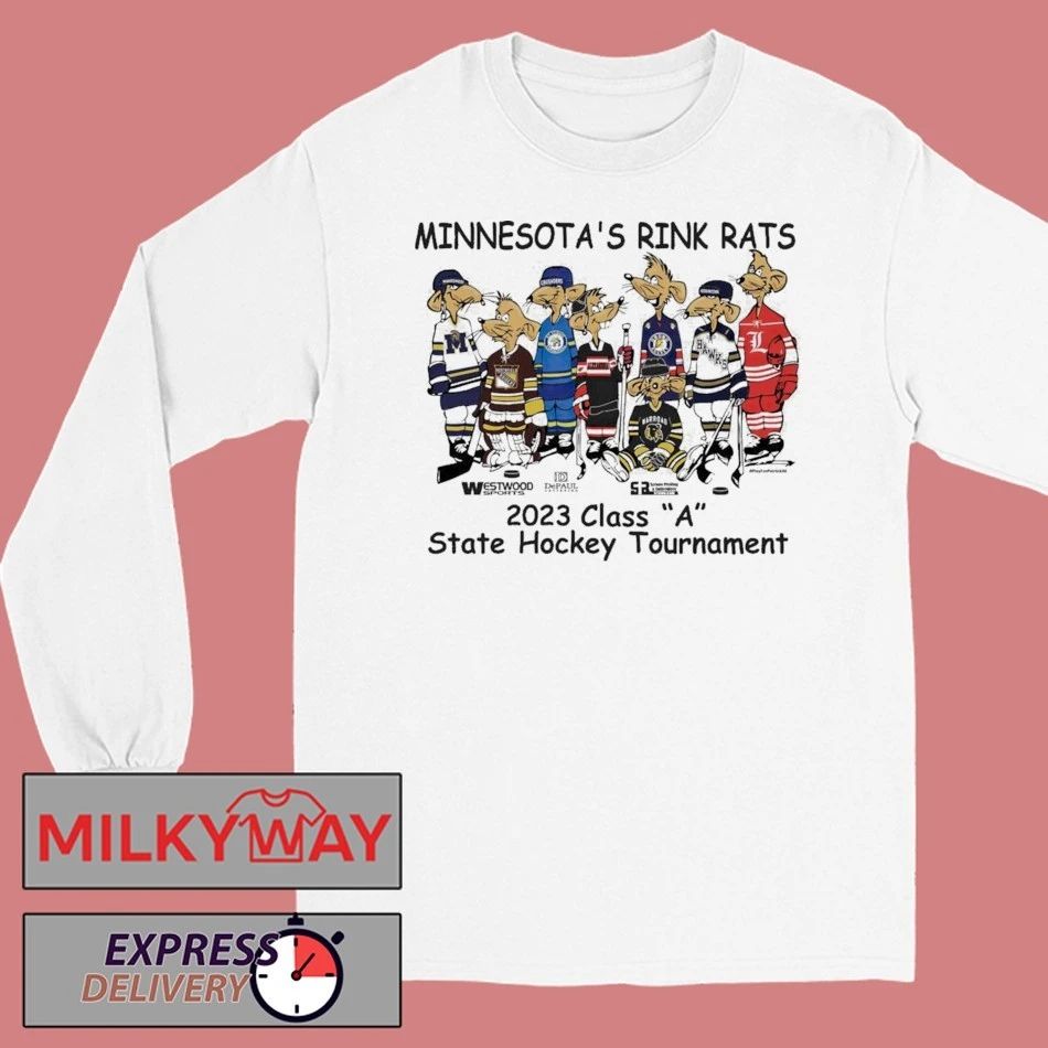 Minnesotas Rink Rats 2026 Class A State Hockey Tournament Shirt