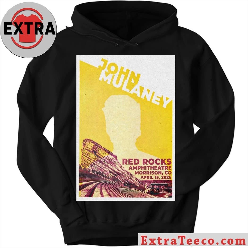 John Mulaney Apr 15 2026 Red Rocks Amphitheatre Show Poster Shirt