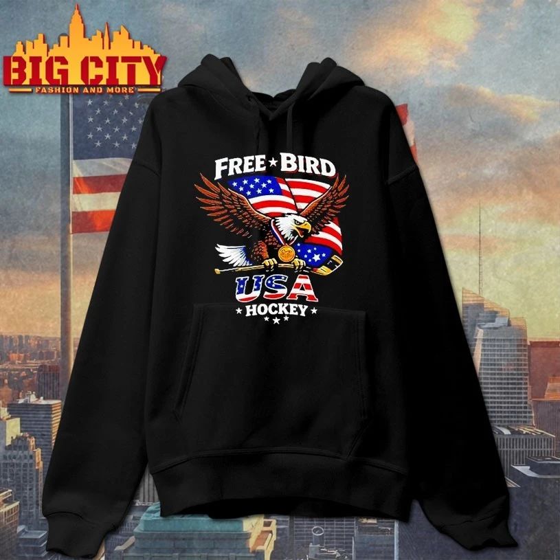 Free Bird USA Hockey Gold Medal T-shirt