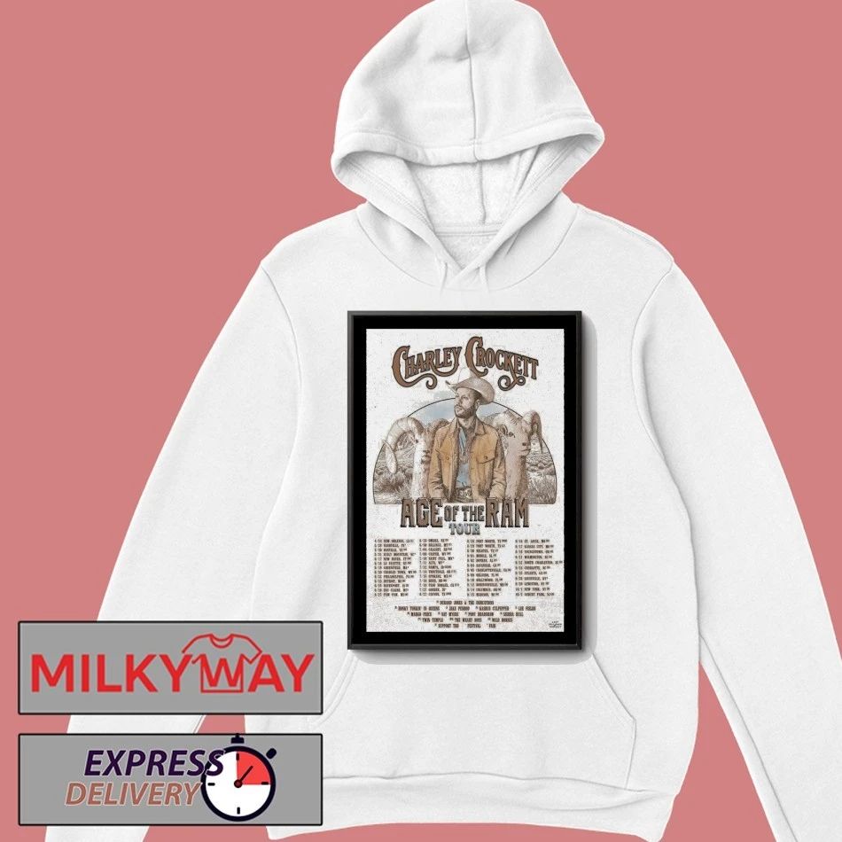 Charley Crockett Age Of The Ram Tour Poster shirt