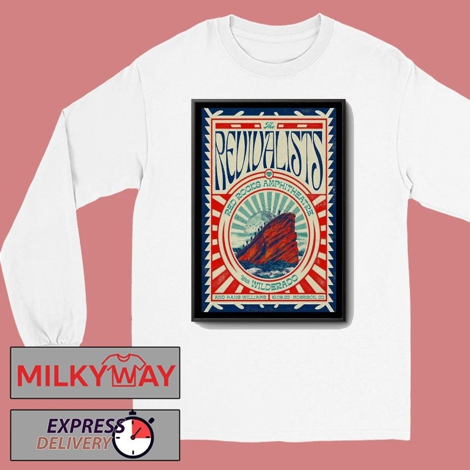 Poster 10.09.2025 Red Rocks Amphitheater The Revivalists shirt
