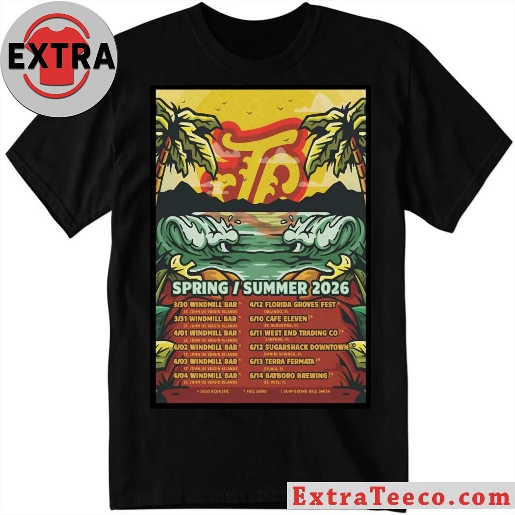 Original Joey Calderaio Spring & Summer Tour 2026 Poster Shirt