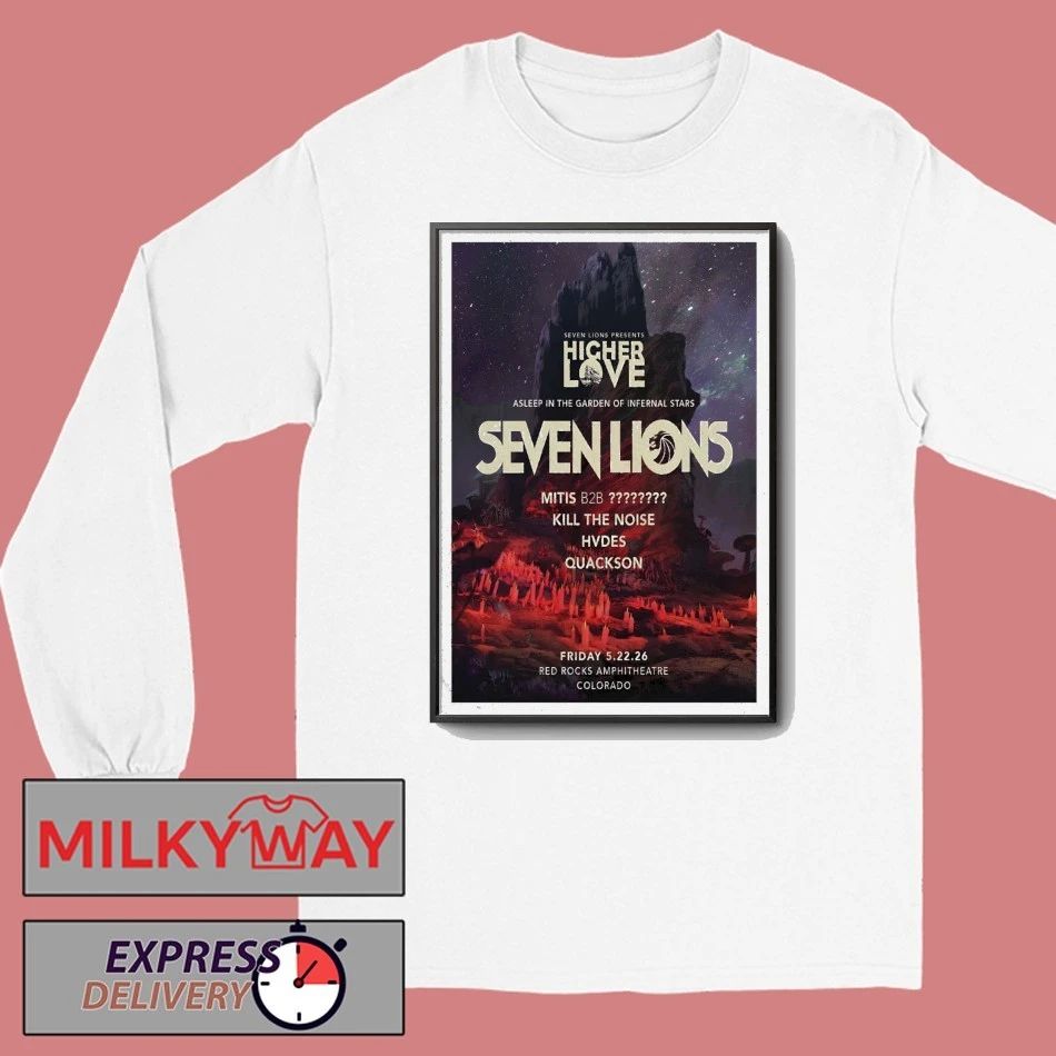 Seven Lions May 22 2026 Event Colorado Poster shirt