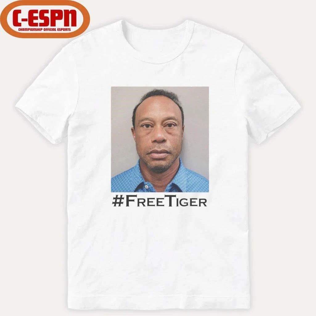 Tiger Woods Mugshot Free Tigers Shirt