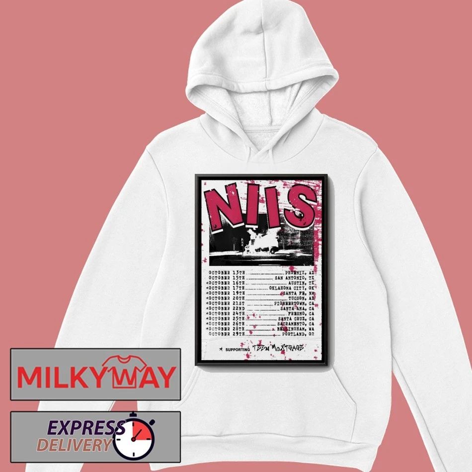 Niis Oct 2025 Tour Poster shirt