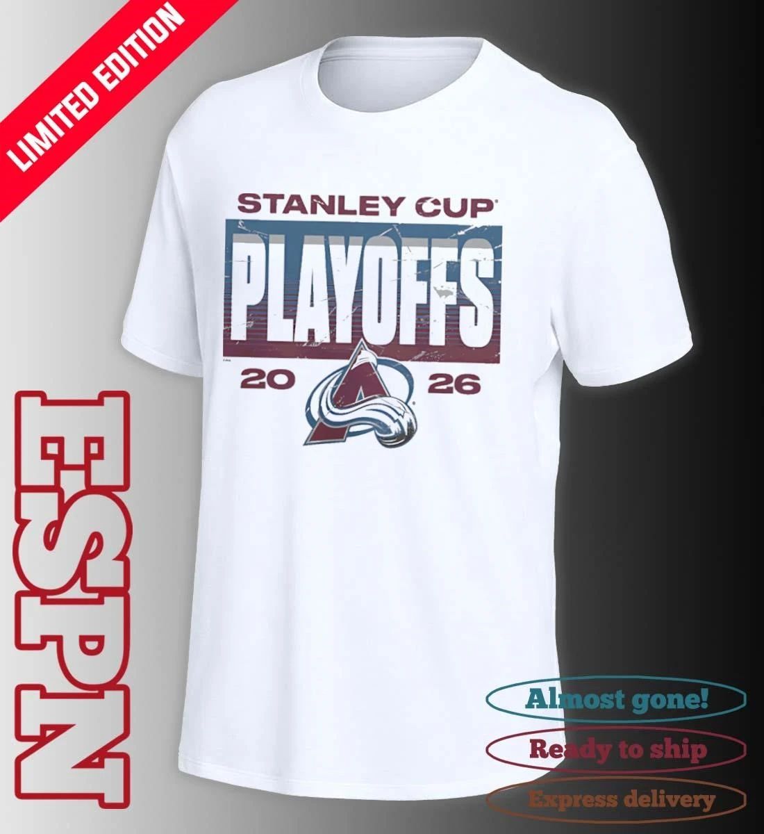 NHL Stanley Cup Playoffs 2026 Colorado Avalanche T-Shirt