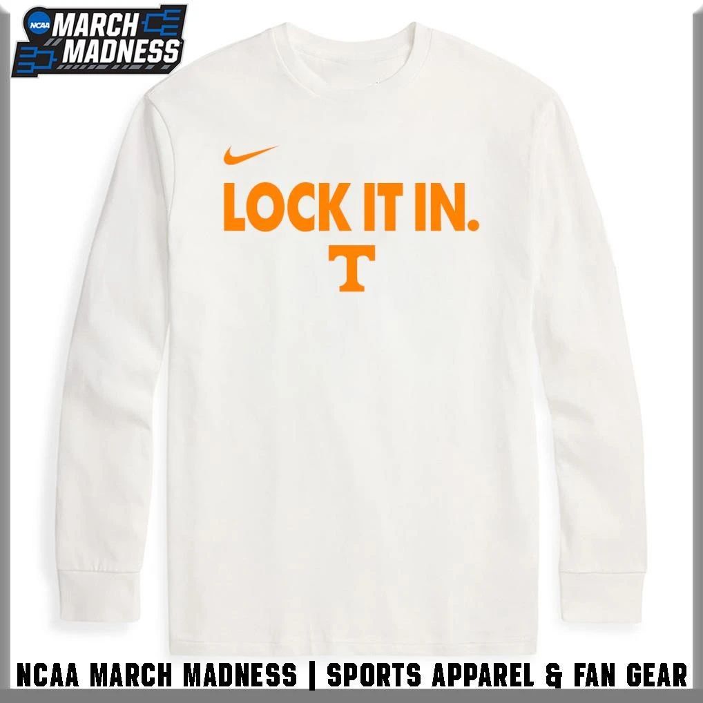 Tennessee Volunteers Lock It In 2026 NCAA Shirt