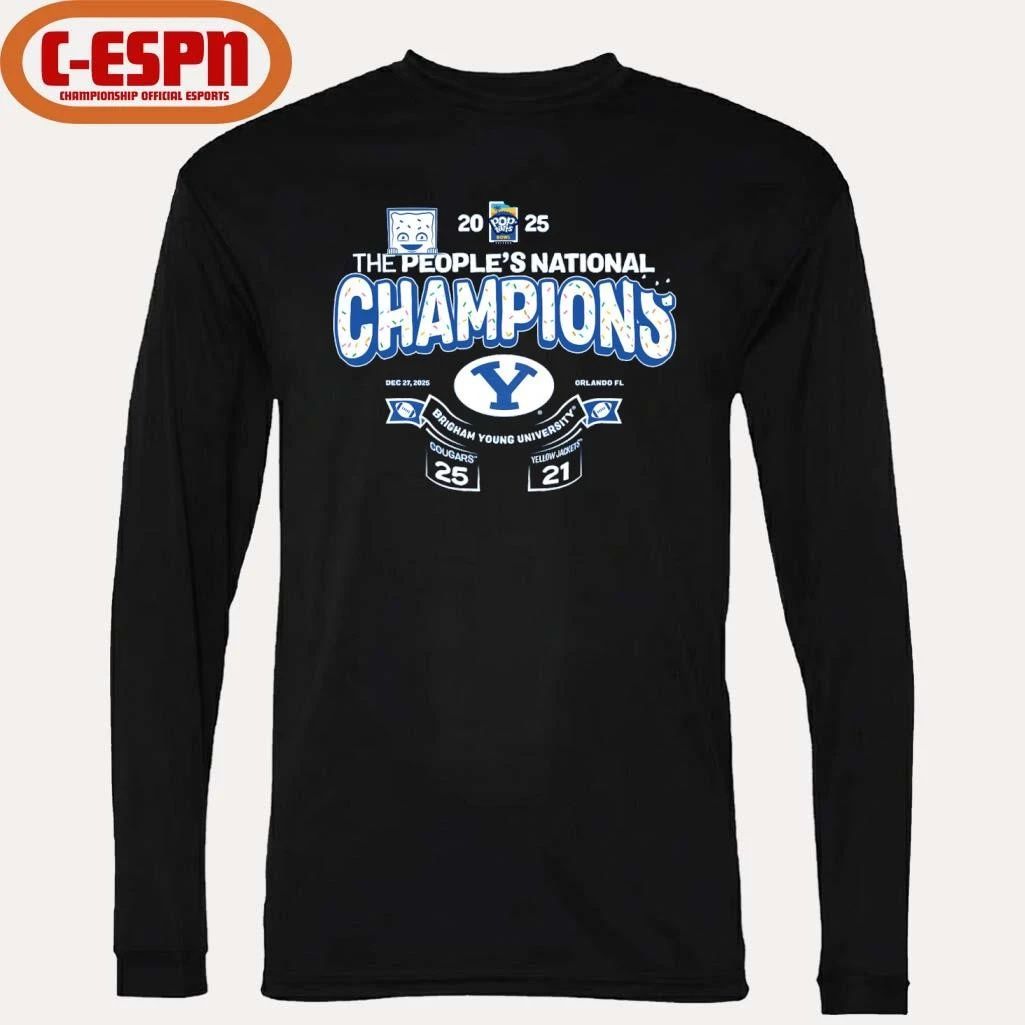 BYU 2025 Pop-tarts Bowl The People’s National Champions Shirt