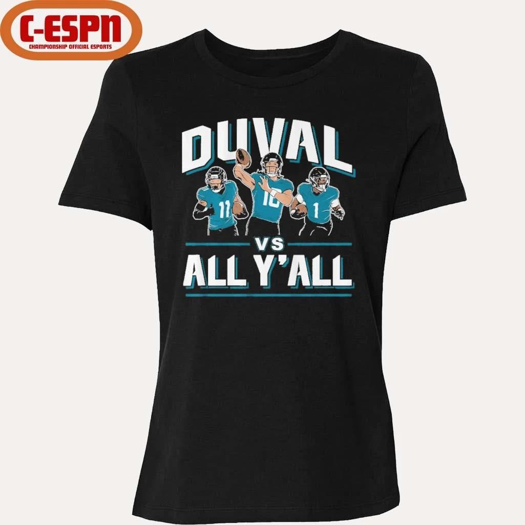 Trevor Lawrence, Travis Etienne, & Parker Washington Duval vs. All Y’all T-Shirt