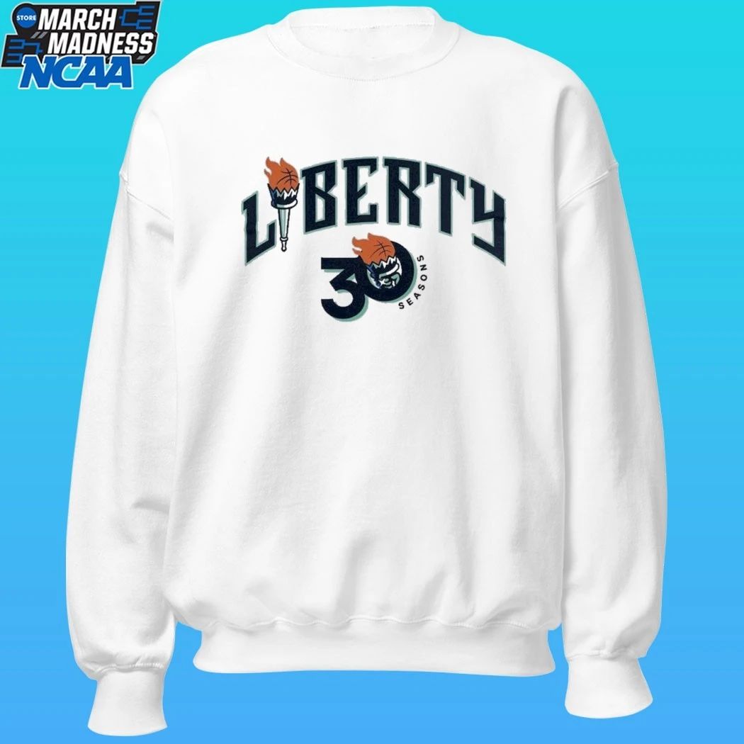 New York Liberty Anniversary 30 Seasons Of Lighting It Up 2026 Shirt