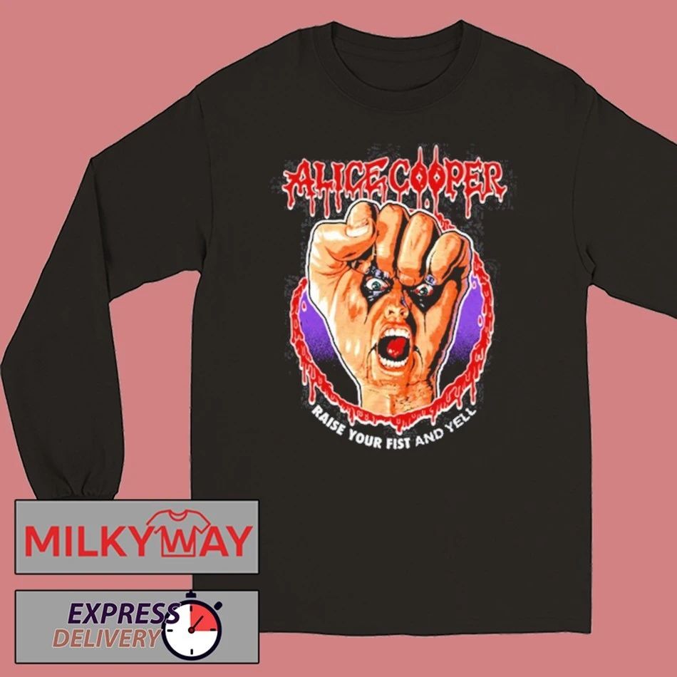 Raise Your Fist Vignette by Alice Cooper shirt