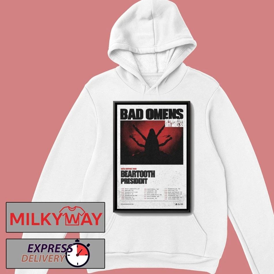 Bad Omens North America New Tour 2026 Poster shirt