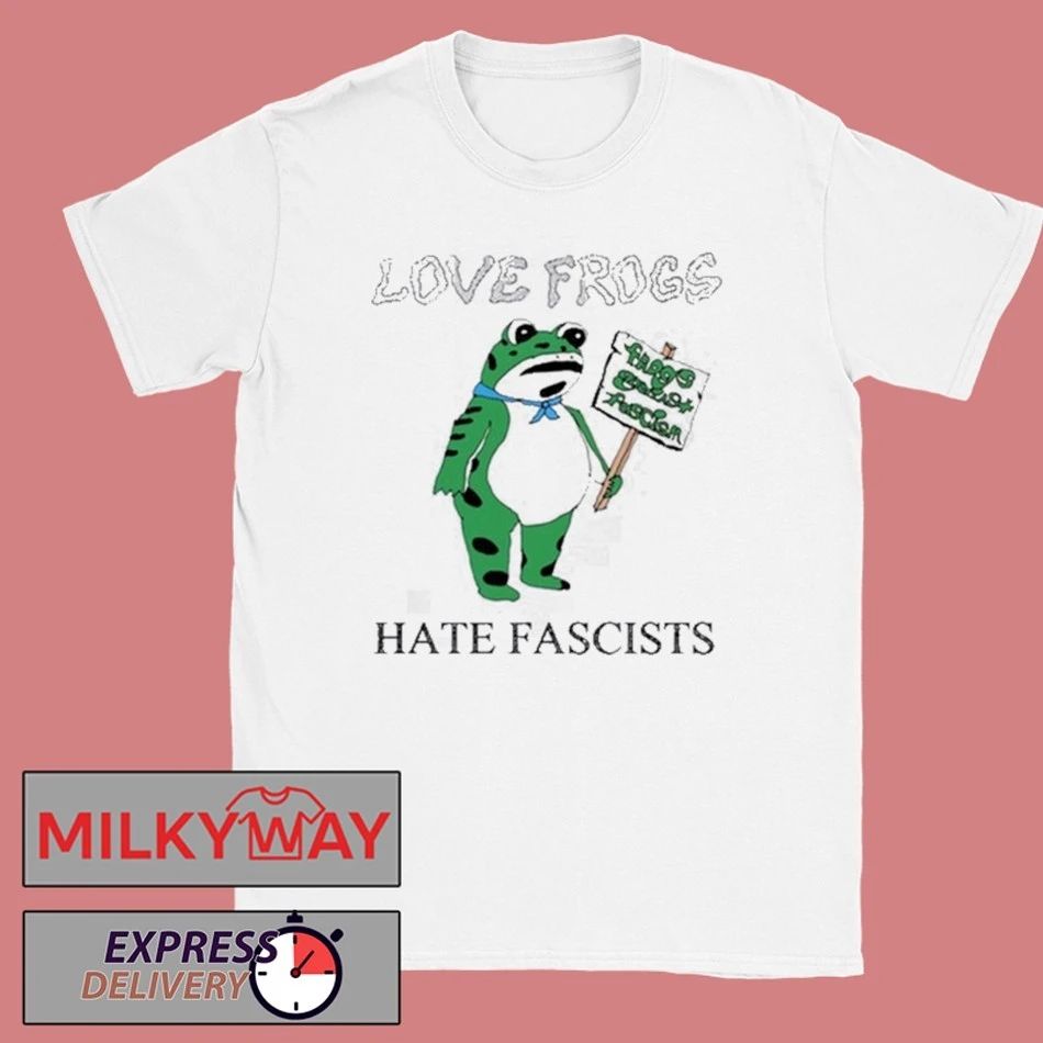 Love Frogs Hate Fascism Tour shirt