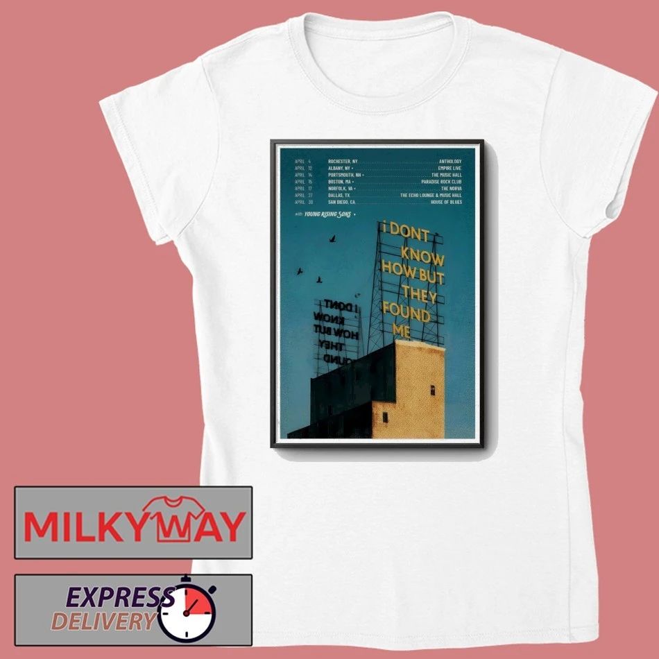 Poster iDKHOW BUT THEY FOUND ME Tour April 2026 shirt