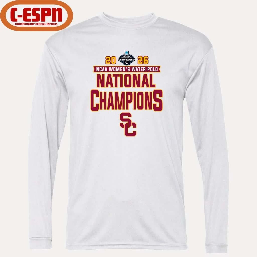 USC Trojans Women’s Water Polo 2026 NCAA National Champions Shirt
