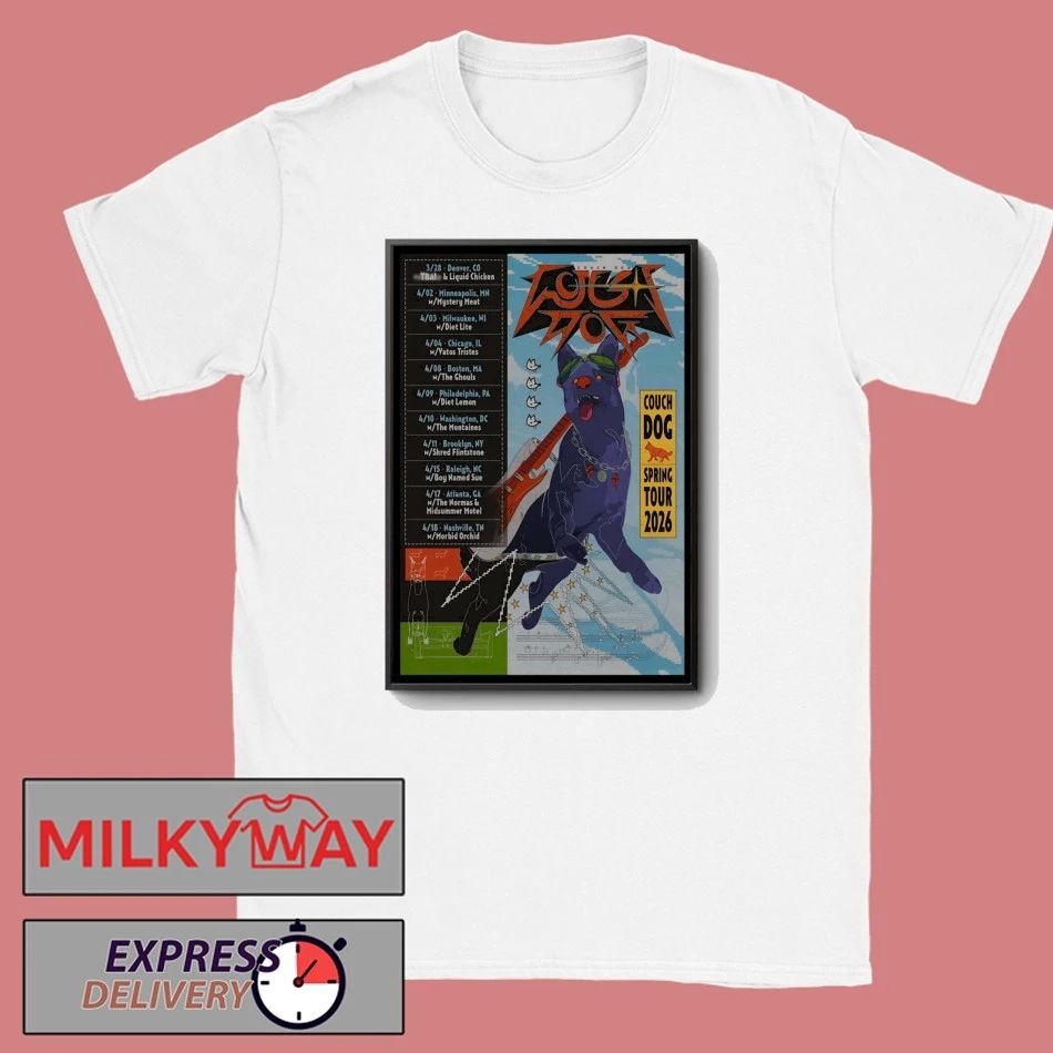 Couch Dog Spring 2026 Tour Poster shirt