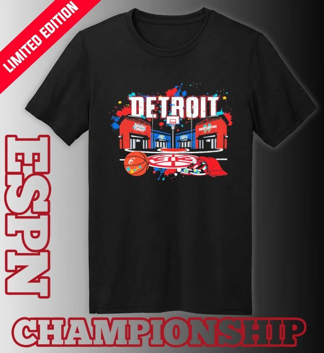 Detroit Pistons City of Hoop Dreams NBA Playoffs Shirt