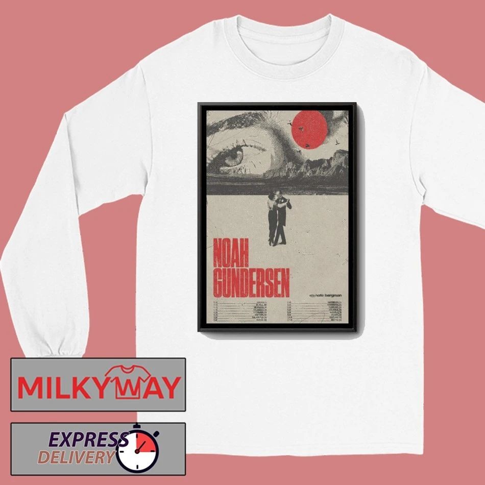 Noah Gundersen With Nate Bergman Concert Poster shirt