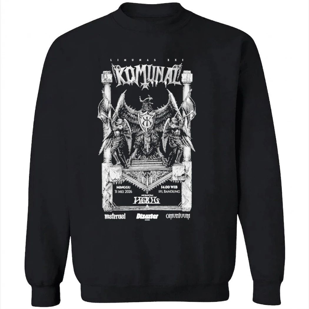 Komunal 31 mei 2026 Live in Bandung Concert Shirt