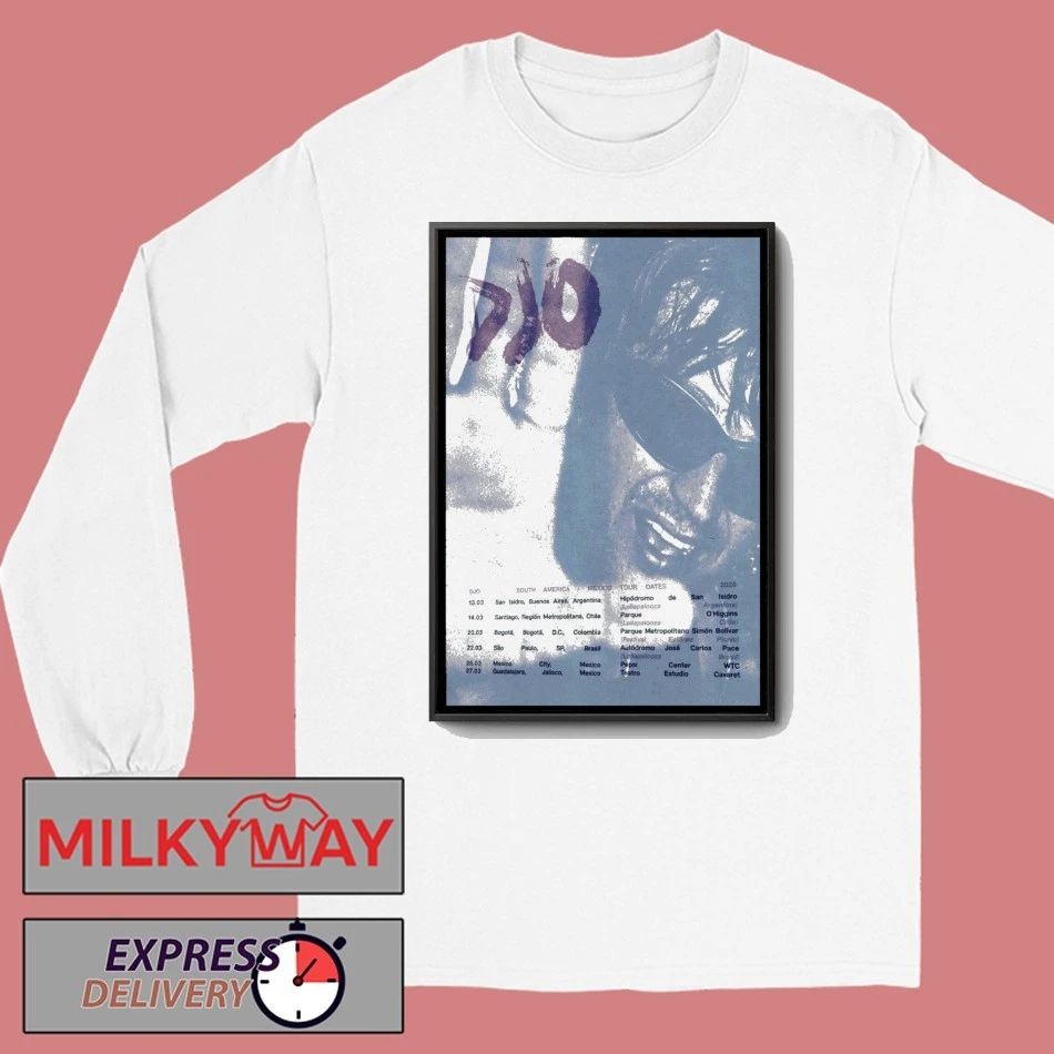 DJO South America And Mexico 2026 Shows Poster shirt
