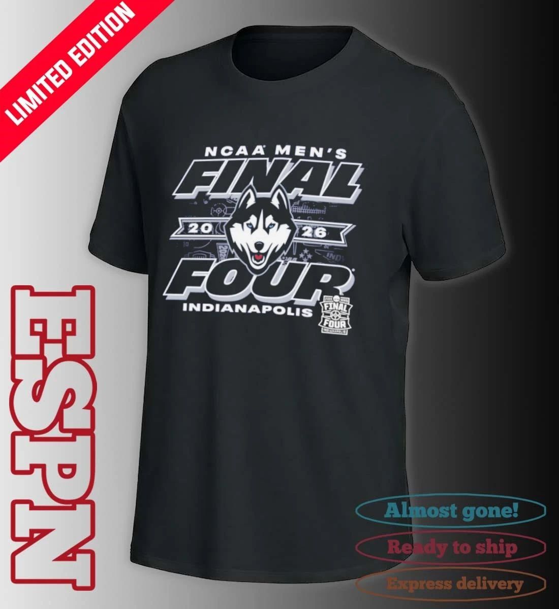 Men’s Final Four 2026 Uconn Huskies Indianapolis Shirt