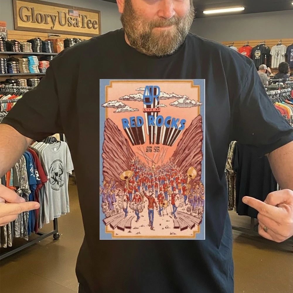 AJR June 29-30 2026 Live At Red Rocks Poster Shirt