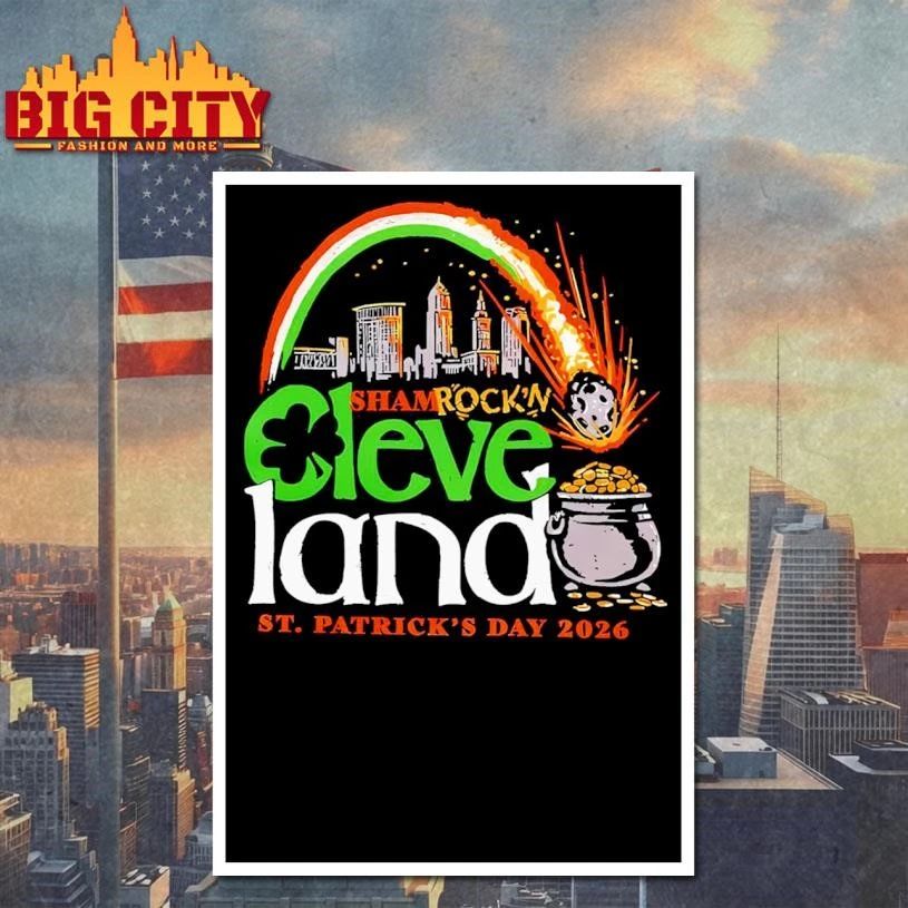 Shamrock’n Cleveland St. Patrick’s Day 2026 Meteorite Shirt