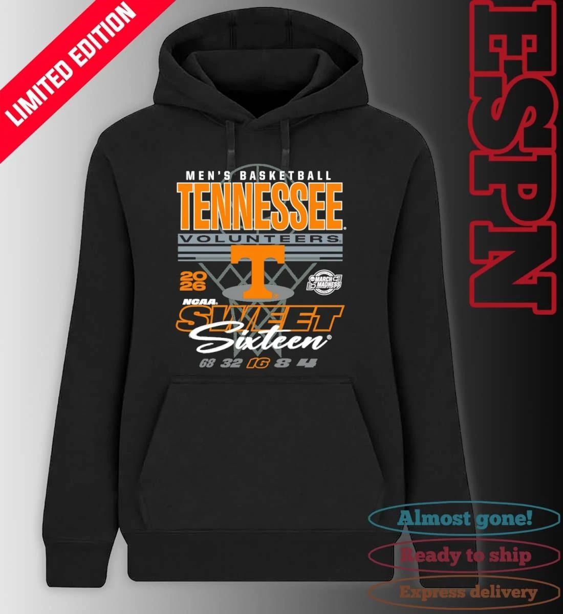 Men’s Basketball Sweet Sixteen Tennessee Volunteers Shirt