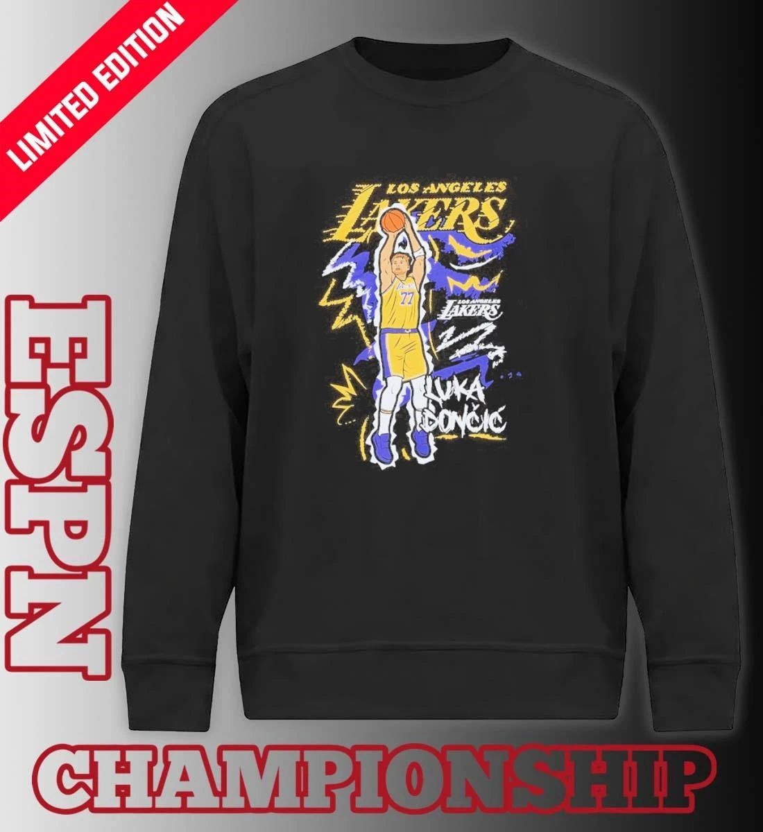 Luka Dončić Los Angeles Lakers Chalked Up Dunk T-Shirt