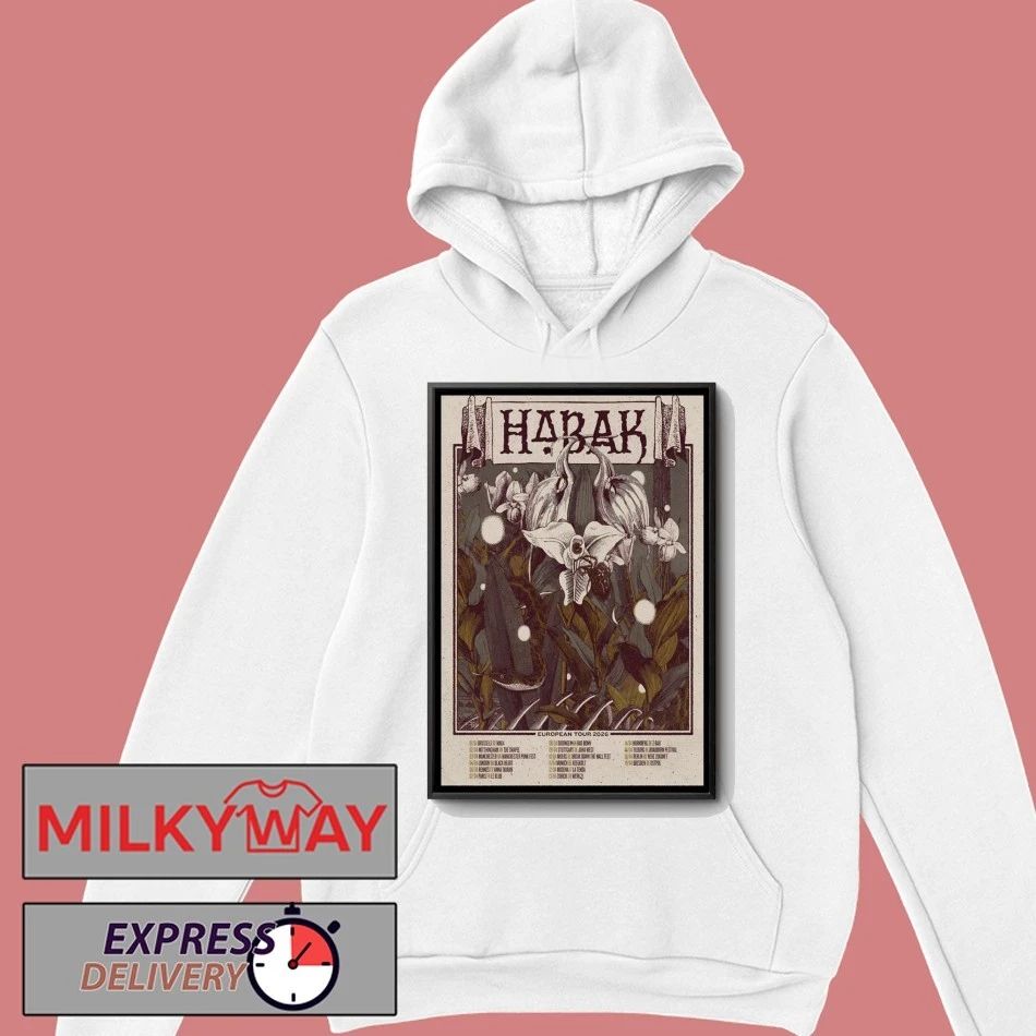 Habak Tour EU 2026 Poster shirt