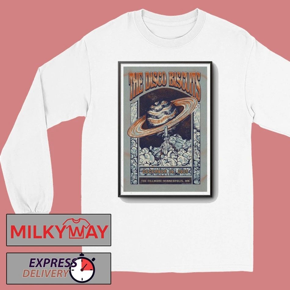 The Disco Biscuits Minneapolis, Minnesota Poster Dec 18 2025 shirt