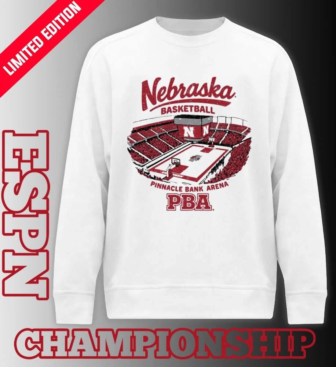Nebraska Cornhuskers Basketball Pinnacle Bank Arena Shirt