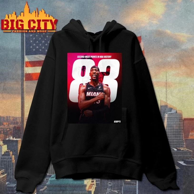 Bam Adebayo Drops 83 Points The Second Most Points In NBA History Poster Shirt