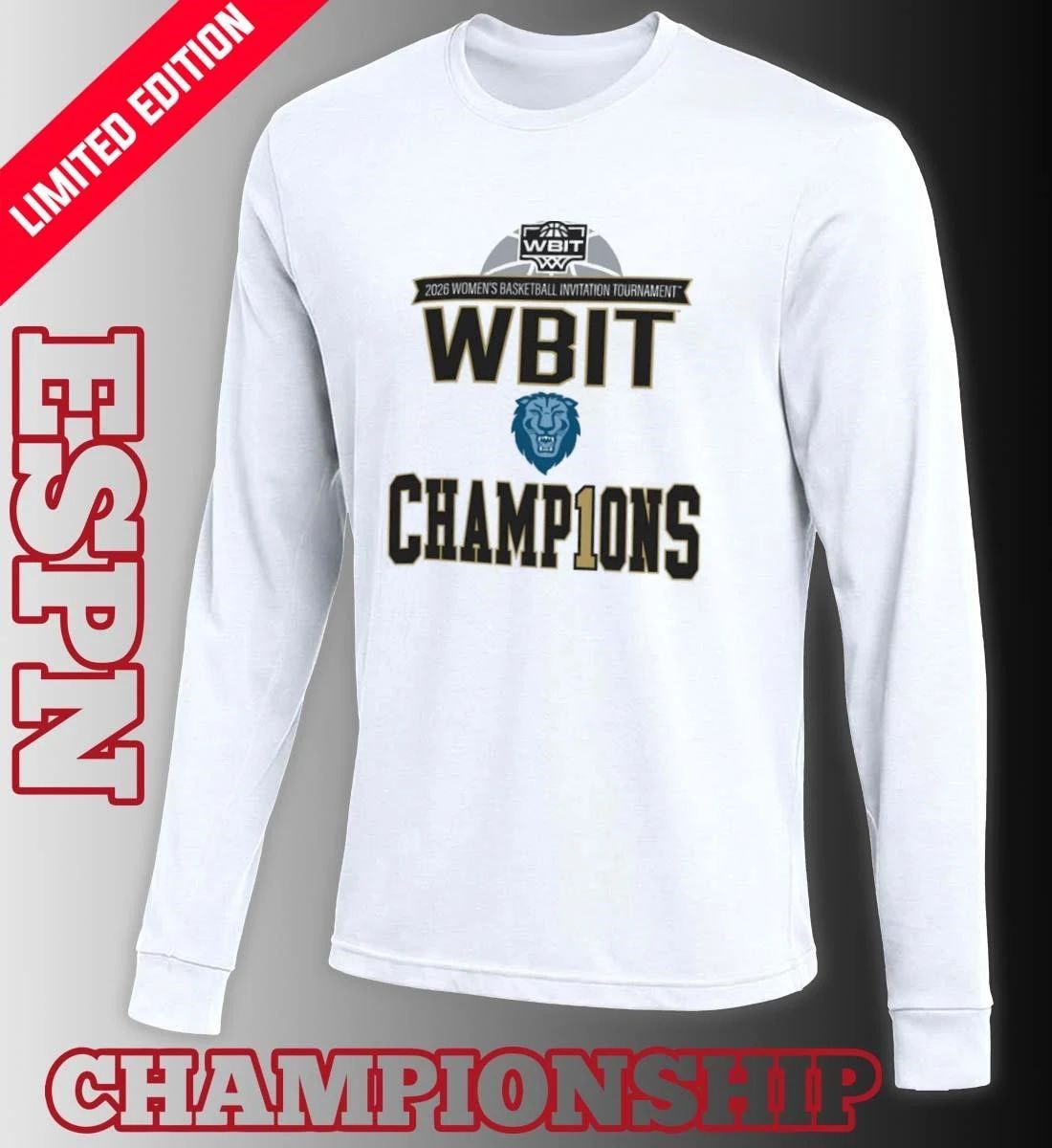 Columbia Bisons NCAA Division I Women’s BIT Champ1ons 2026 shirt