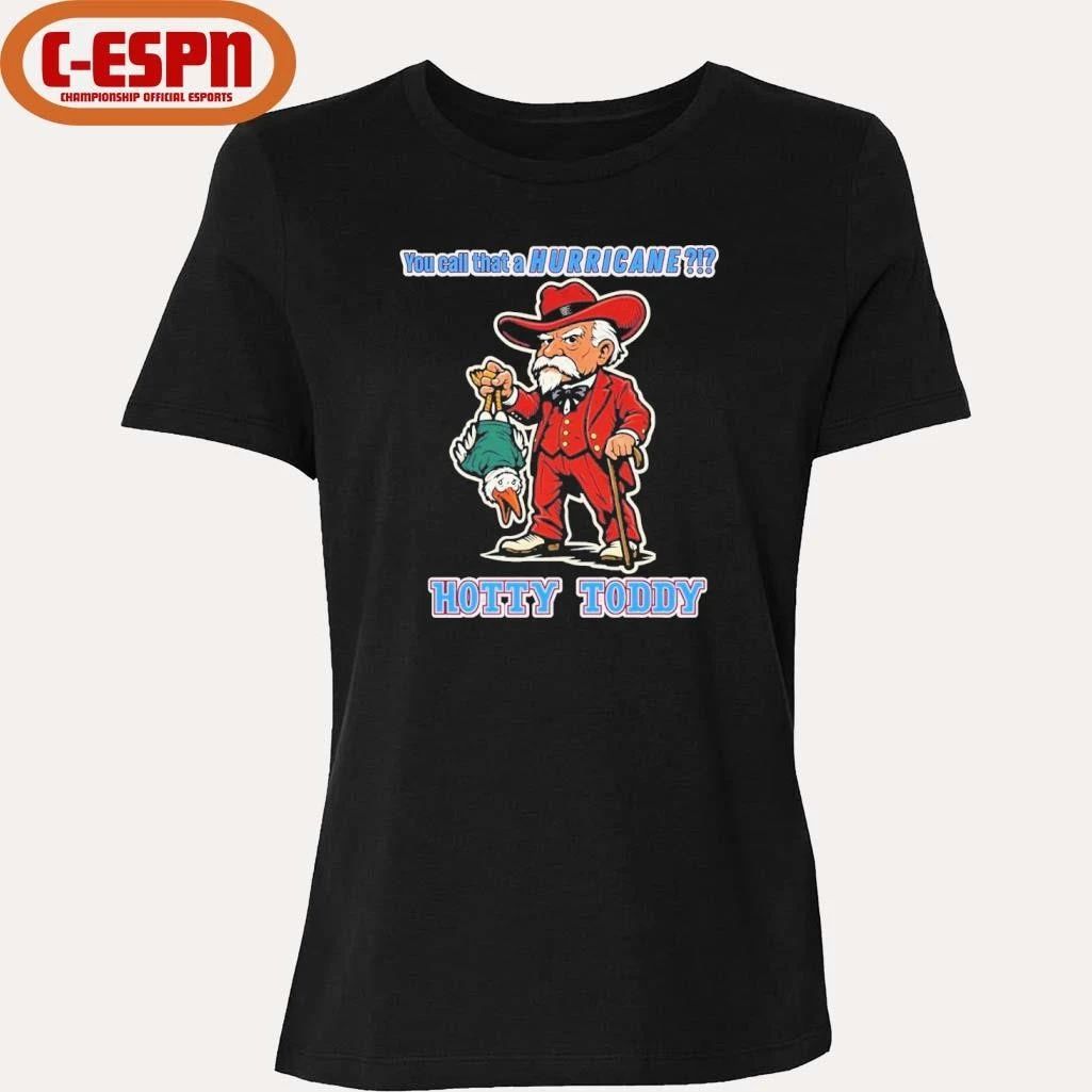 Ole Miss Football Hotty Toddy CFP Semifinal You Call That a Hurricane Shirt