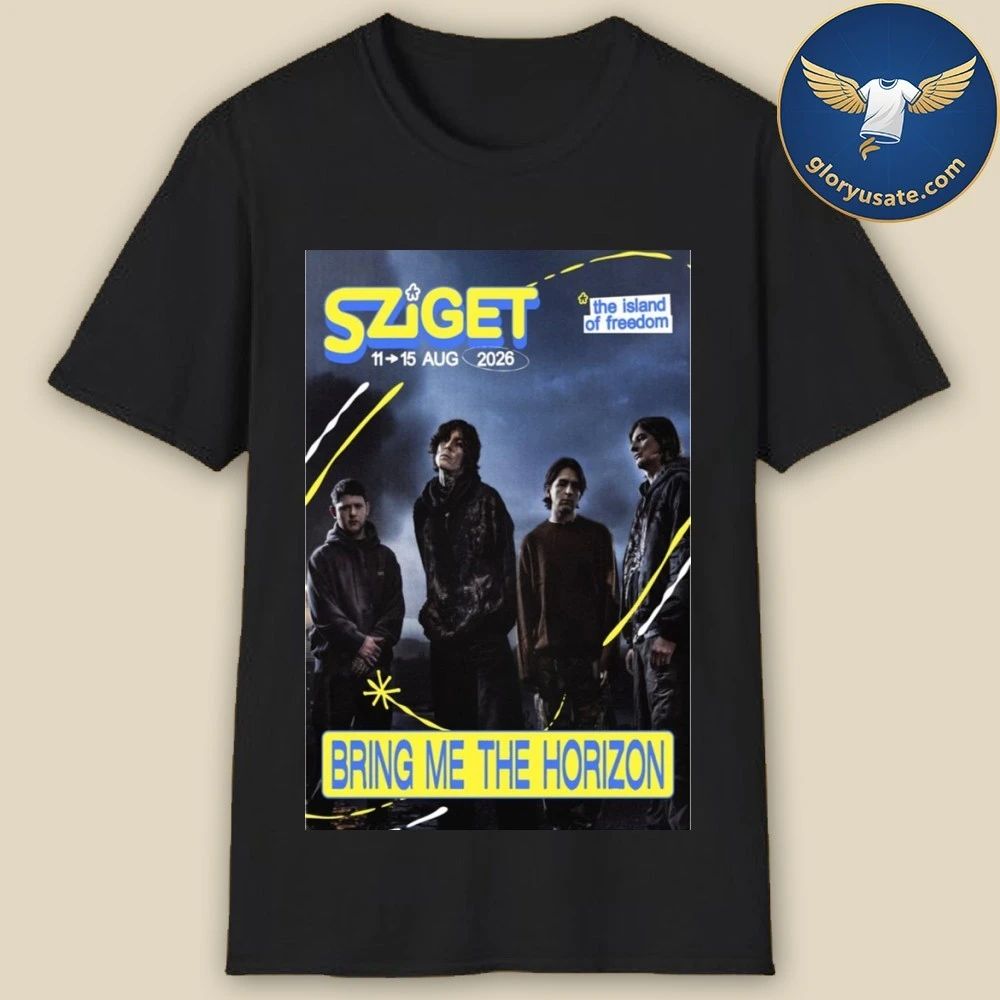 Sziget Aug 11-15 2026 Obuda Island Budapest Hungary Poster Shirt