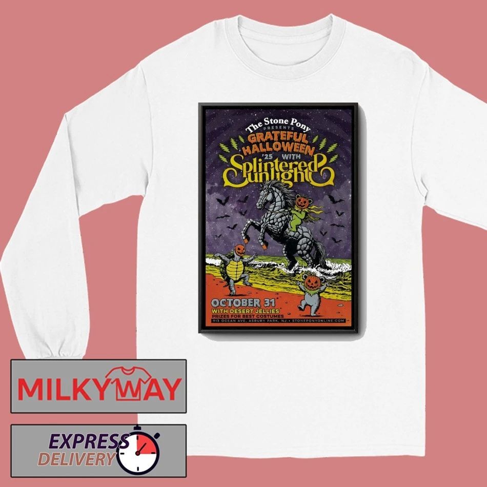 Splintered Sunlight Stone Pony Summer Stage in Asbury Park NJ October 31 2025 Poster shirt