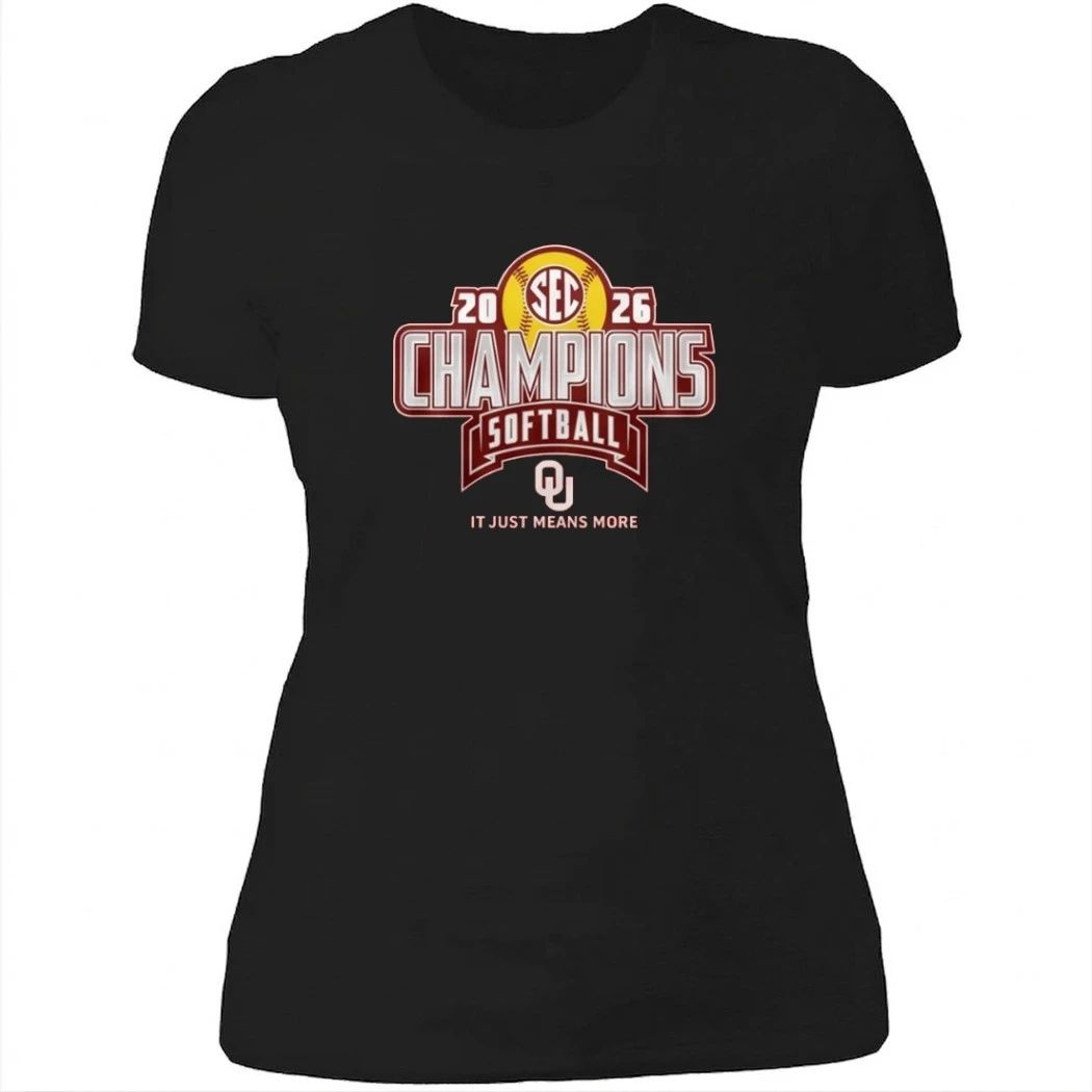 Oklahoma Softball Back-to-Back SEC Regular Season Champs 2026 Shirt