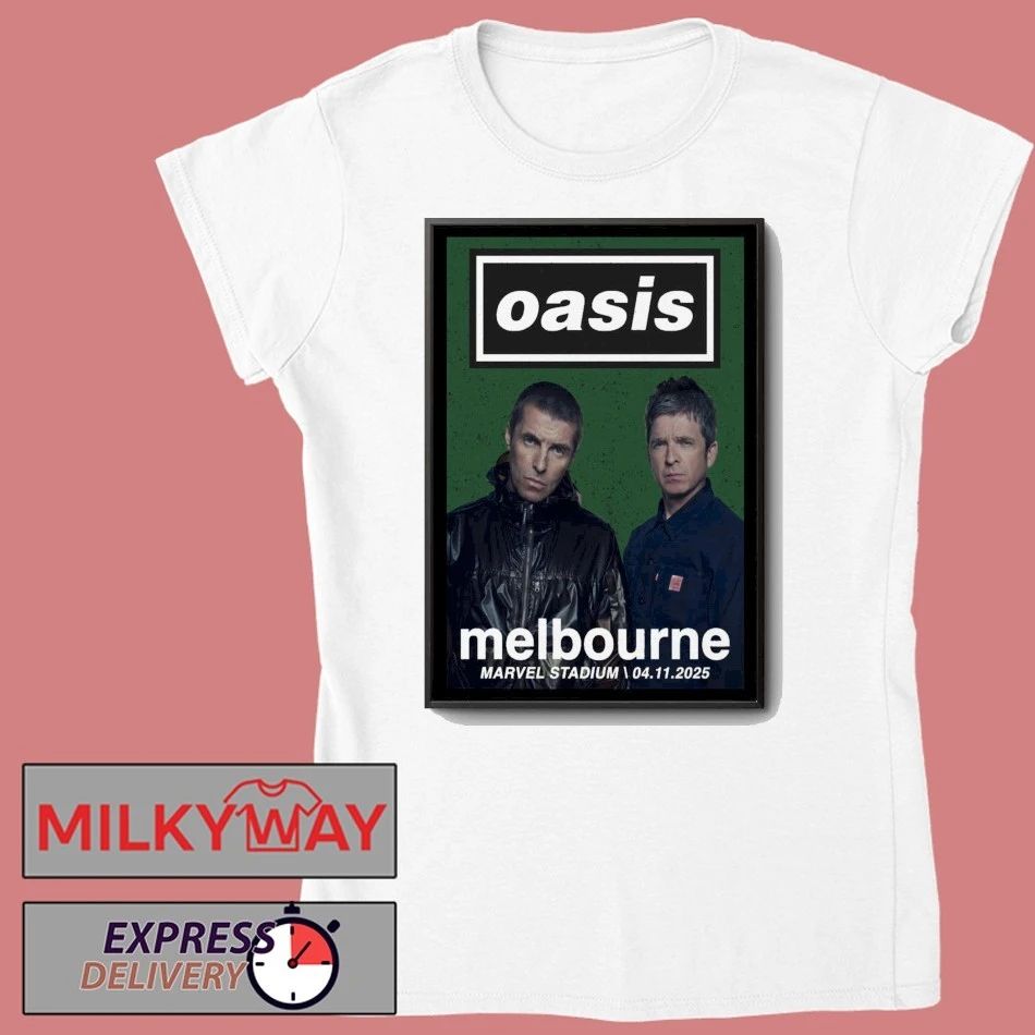 Oasis Concert Melbourne, Australia November 04 2025 Poster shirt