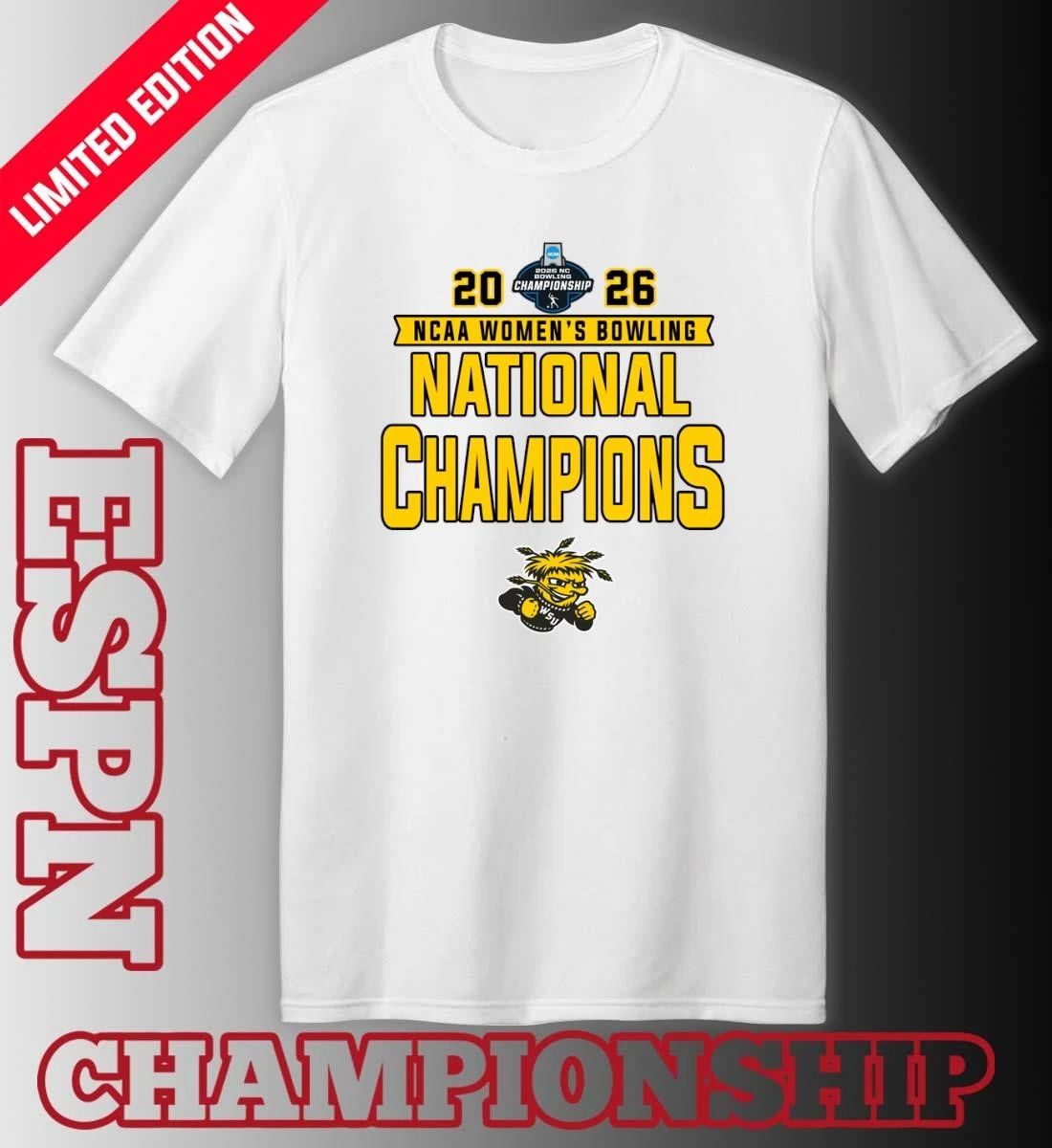 Wichita State Shockers 2026 NCAA Women’s Bowling National Champions Shirt