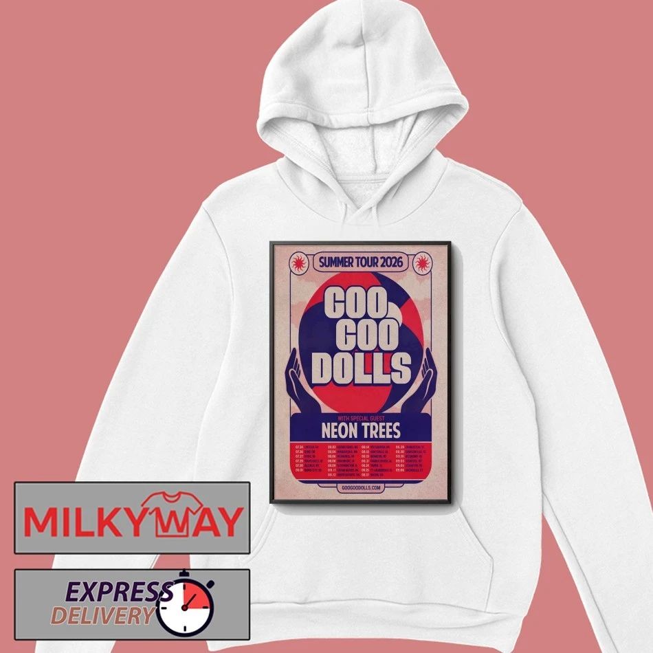 Goo Goo Dolls Poster 2026 Summer Tour shirt