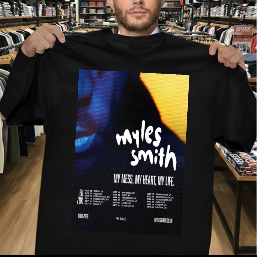 Myles Smith Tour World 2026 Poster Shirt